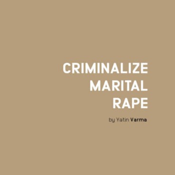 Criminalize Marital Rape